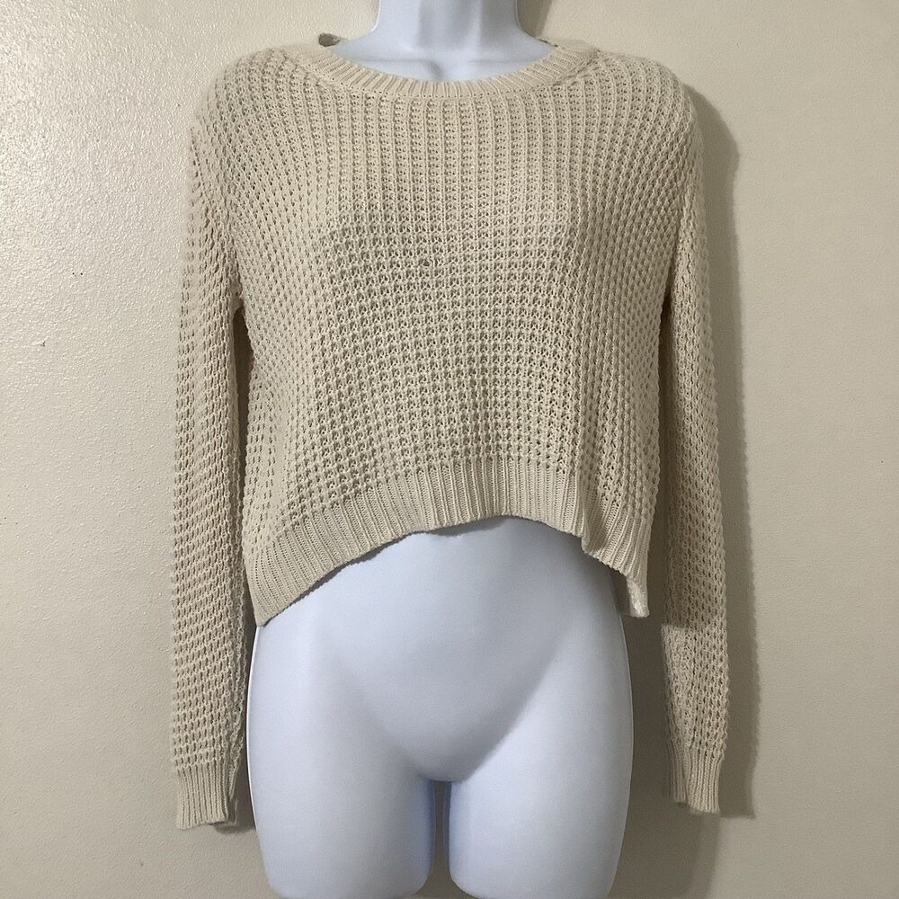 Brandy Melville Minimalist Clean Girl Closet Staple Influencer Knit Sweater OS
